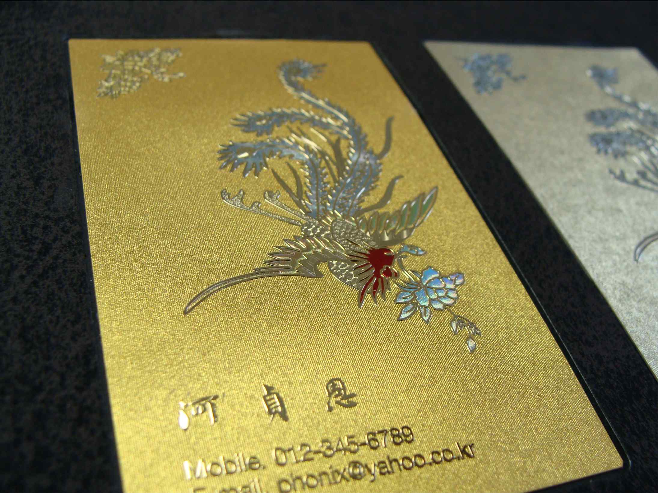 Metal Sticker for Biz Card  Made in Korea
